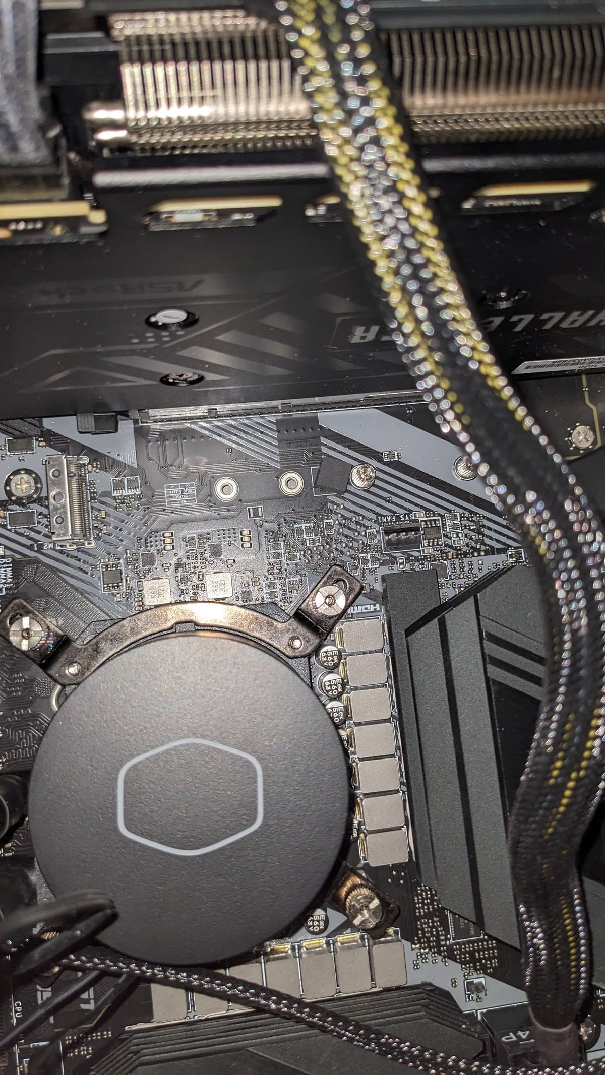 Custom PC build &mdash; Order #0498 internals