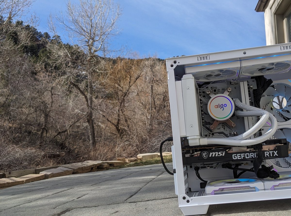 Custom PC build &mdash; completed system