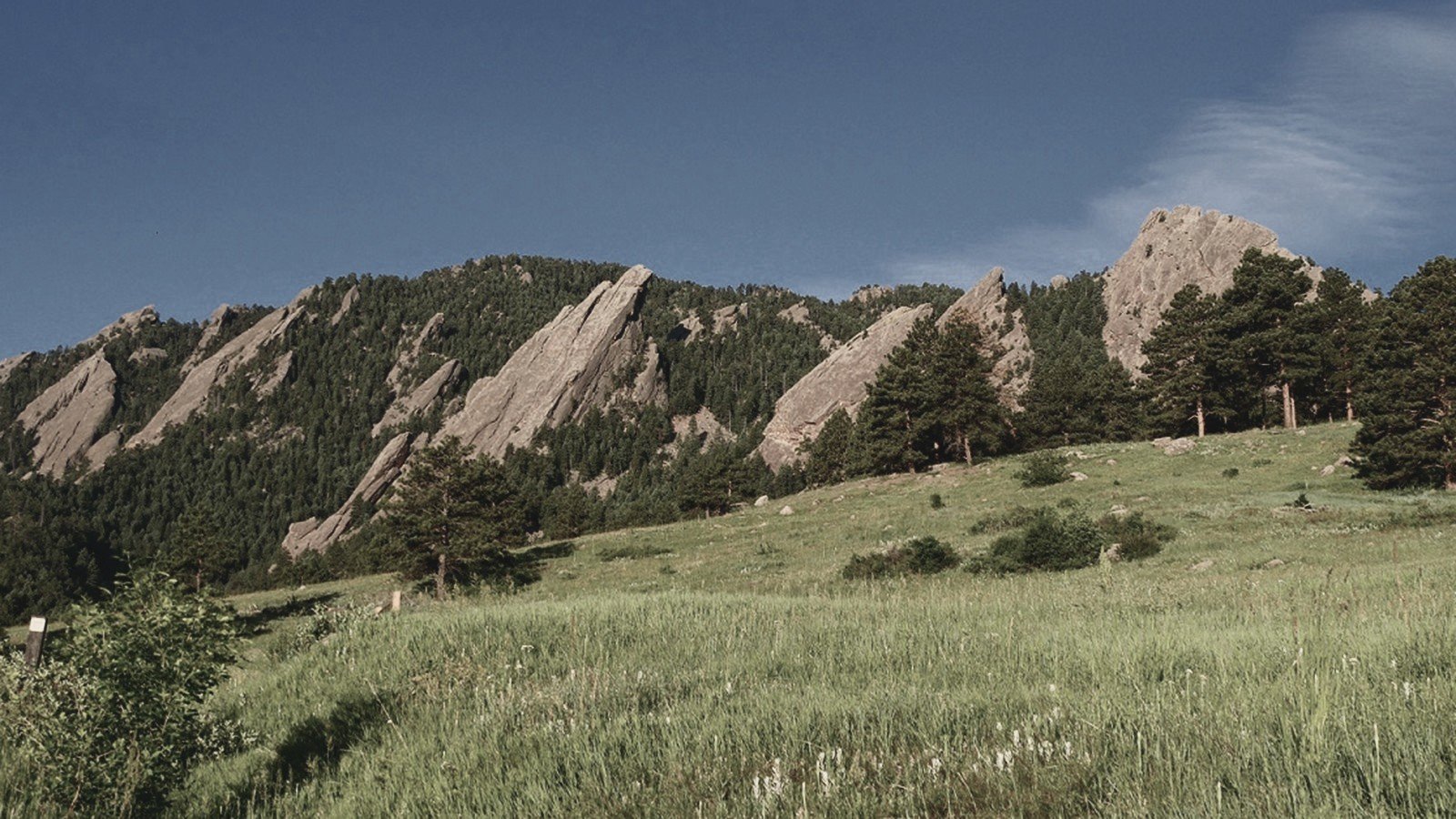 Colorado Flatirons landscape